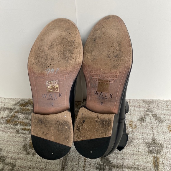 WALK LONDON - Men’s Size 6 Black Leather Chelsea Boots - EUC - Picture 7 of 7